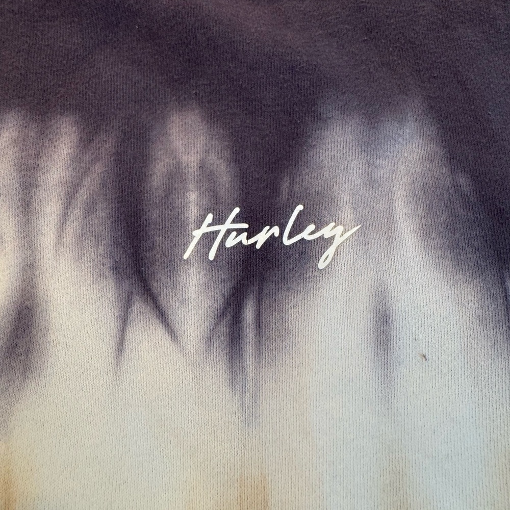 Hurley Blue and Tan Tie-Dye Sweatshirt - Picture 2 of 6
